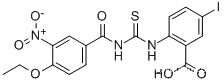 2-[[[(4-에톡시-3-니트로벤졸)아미노]티옥소메틸]아미노]-5-요오도-벤조산