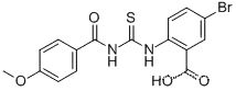 5-브로모-2-[[[(4-메톡시벤졸)아미노]티옥소메틸]아미노]-벤조산