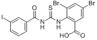 3,5-DIBROMO-2-[[[(3-IODOBENZOYL)아미노]티옥소메틸]아미노]-벤조산