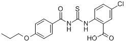 5-클로로-2-[[[(4-PROPOXYBENZOYL)아미노]티옥소메틸]아미노]-벤조산