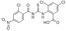 3,5-DICHLORO-2-[[[(2-CHLORO-4-NITROBENZOYL)AMINO]THIOXOMETHYL]AMINO]-벤조산
