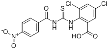 3,5-디클로로-2-[[[(4-니트로벤졸)아미노]티옥소메틸]아미노]-벤조산