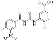 4-클로로-3-[[[(4-메틸-3-니트로벤졸)아미노]티옥소메틸]아미노]-벤조산