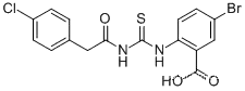 5-브로모-2-[[[[(4-클로로페닐)아세틸]아미노]티옥소메틸]아미노]-벤조산