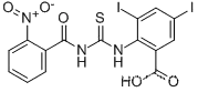 3,5-DIIODO-2-[[[(2-NITROBENZOYL)AMINO]THIOXOMETHYL]아미노]-벤조산
