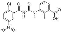 3-[[[(2-클로로-5-니트로벤졸)아미노]티옥소메틸]아미노]-2-메틸-벤조산