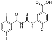 4-클로로-3-[[[(2,5-DIIODOBENZOYL)아미노]티옥소메틸]아미노]-벤조산