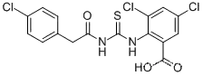 3,5-디클로로-2-[[[[(4-클로로페닐)아세틸]아미노]티옥소메틸]아미노]-벤조산