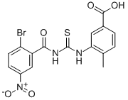 3-[[[(2-BROMO-5-NITROBENZOYL)아미노]티옥소메틸]아미노]-4-메틸-벤조산
