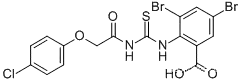 3,5-DIBROMO-2-[[[[(4-클로로페녹시)아세틸]아미노]티옥소메틸]아미노]-벤조산
