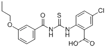 5-클로로-2-[[[(3-PROPOXYBENZOYL)아미노]티옥소메틸]아미노]-벤조산