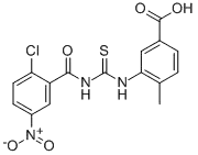 3-[[[(2-클로로-5-니트로벤졸)아미노]티옥소메틸]아미노]-4-메틸-벤조산