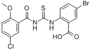 5-BROMO-2-[[[(5- 클로로 -2-METHOXYBENZOYL) AMINO] THIOXOMETHYL] AMINO] -BENZOIC ACID