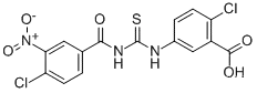 2- 클로로 -5-[[[(4- 클로로 -3- 니트로 벤조일) 아미노] THIOXOMETHYL] 아미노]-벤조 익산