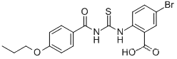5-BROMO-2-[[[(4-프로폭시벤조일)아미노]티옥소메틸]아미노]-벤조산