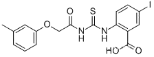 5-IODO-2-[[[[(3-메틸페녹시)아세틸]아미노]티옥소메틸]아미노]-벤조산