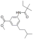 メチル 3-(2,2-ジメチルブタンアミド)-5-(3-メチルブチル)ベンゾアート