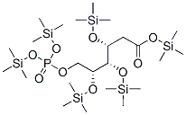 6-O-[ビス(トリメチルシロキシ)ホスフィニル]-3-O,4-O,5-O-トリス(トリメチルシリル)-2-デオキシ-D-arabino-ヘキソン酸トリメチルシリル