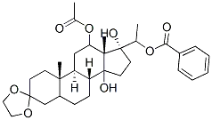 12-아세틸옥시-20-벤조일옥시-14,17-디히드록시프레난-3-온 에틸렌 아세탈