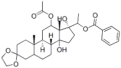 12-アセチルオキシ-20-ベンゾイルオキシ-14,17-ジヒドロキシプレグナン-3-オンエチレンアセタール