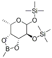 1-O,2-O-ビス(トリメチルシリル)-3-O,4-O-(メチルボランジイル)-6-デオキシ-L-ガラクトピラノース
