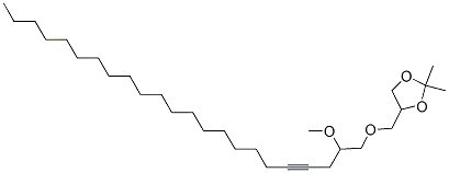 4-[[(2-メトキシトリコサン-4-イニル)オキシ]メチル]-2,2-ジメチル-1,3-ジオキソラン