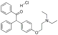 2- [p- [2- (디 에틸 아미노)에 톡시] 페닐] -2- 페닐 아세토 페논 염산염