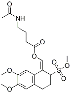 4-(아세틸아미노)부티르산[3,4-디히드로-6,7-디메톡시-2-(메톡시술포닐)나프탈렌-1(2H)-일리덴]메틸 에스테르