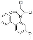 3,4-ジクロロ-1-[4-メトキシ(1,1′-ビフェニル)-2-イル]アゼチジン-2-オン