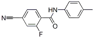 벤즈아미드, 4-시아노-2-플루오로-N-(4-메틸페닐)-(9CI)