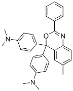 6-メチル-4,4-ビス(p-ジメチルアミノフェニル)-2-フェニル-4H-3,1-ベンゾオキサジン
