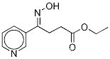 5-하이드록시이미노-5-(3-피리딜)부탄산 에틸 에스테르