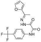 아세트산, 옥소[[4-(트리플루오로메틸)페닐]아미노]-, [1-(2-푸라닐)에틸리덴]히드라지드(9CI)