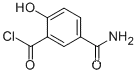 벤조일 클로라이드, 5-(아미노카르보닐)-2-히드록시-(9CI)