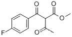 2- (4-FLUORO-BENZOYL) -3-OXO-BUTYRIC ACID METHYL 에스테르