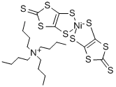 테트라-N-부틸람모늄 비스(1,3-디티올-2-티온-4,5-디티올라토) 니켈(III) 복합체