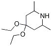피페리딘, 4,4-디에톡시-2,6-디메틸-(9CI)