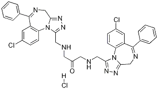 AlprazolaM AMino메틸 케톤 염산염