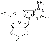 2-클로로아데노신-5'-카르복시-2',3'-아세토나이드