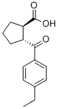 트랜스-2-(4-에틸벤조일)사이클로펜탄-1-카르복실산
