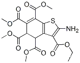 2-아미노-4,5-디하이드로벤조[b]티오펜-3,4,5,6,7-펜타카르복실산 3-에틸 4,5,6,7-테트라메틸 에스테르
