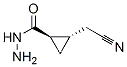 시클로프로판카르복실산, 2-(시아노메틸)-, 히드라지드, 트랜스-(9CI)