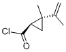 시클로프로판카르보닐 클로라이드, 2-메틸-2-(1-메틸에테닐)-, 트랜스-(9CI)