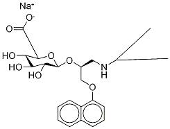 (S)-프로프라놀롤 β-D- 글루 쿠로 나이드 나트륨 염