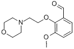 3-메톡시-2-(2-MORPHOLIN-4-YL-ETHOXY)-벤잘데하이드