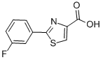 2-(3-FLUORO-페닐)-티아졸-4-카르복실산