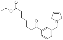 에틸 7-옥소-7-[3-(3-피롤리노메틸)페닐]헵타노에이트