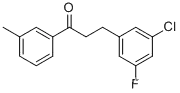 3-(3-CHLORO-5-FLUOROPHENYL)-3'-메틸프로피오페논
