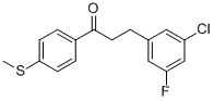 3-(3-CHLORO-5-FLUOROPHENYL)-4'-티오메틸프로피오페논