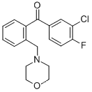 3'- 클로로 -4'-FLUORO-2-MORPHOLINOMETHYL BENZOPHENONE